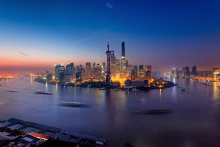 BUND,上海,中国全高清壁纸和背景图像