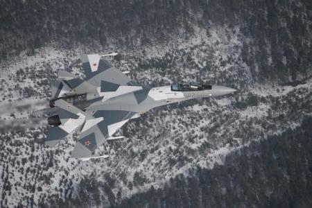 苏霍伊Su-57全高清壁纸和背景图片