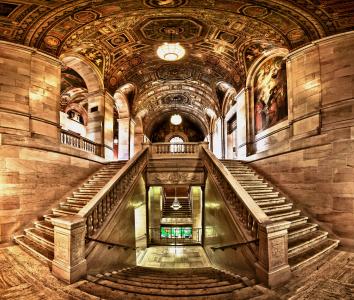 底特律公立图书馆4k超高清壁纸和背景图片