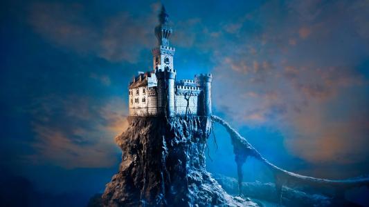 幻想城堡4k超高清壁纸和背景图像
