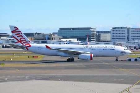 VH-XFG空中客车A330-243维珍澳大利亚航空公司悉尼机场全高清壁纸和背景图像