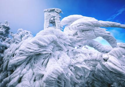 冰冷的山脉 - 斯洛维尼亚4k超高清壁纸和背景图像
