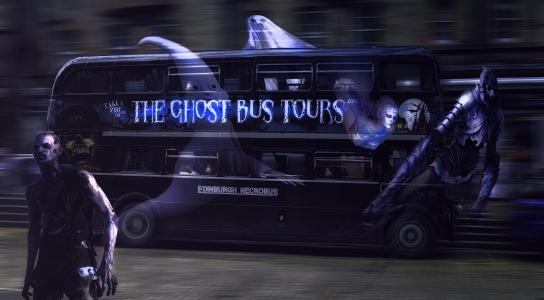 苏格兰爱丁堡8k超高清壁纸和背景的鬼巴士