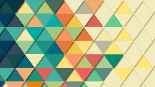 彩色三角形壁纸5k视网膜超高清壁纸和背景
