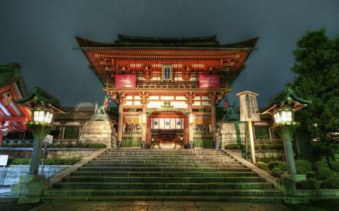 日本的寺庙全高清壁纸和背景