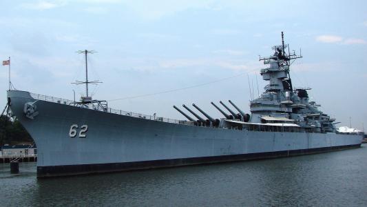 USS新泽西战舰（BB-62）全高清壁纸和背景图像