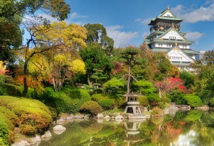 大阪城堡全高清壁纸和背景图像