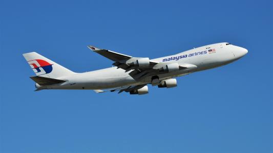 9M-MPR马来西亚航空公司波音747-4H6F（MASkargo）全高清壁纸和背景图像