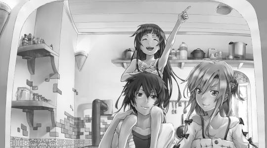 Kirito,Asuna和Yui全高清壁纸和背景图片