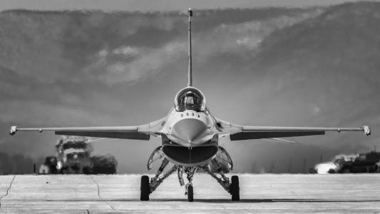 通用动力F-16战隼4k超高清壁纸和背景图像