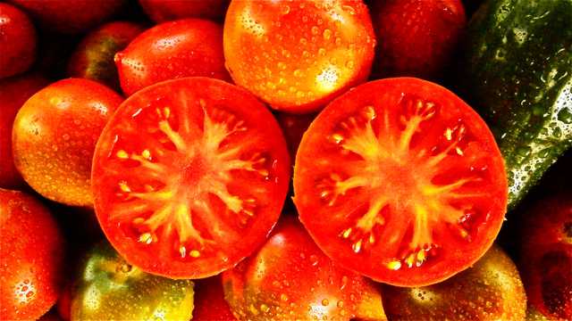 新鲜番茄高清图片