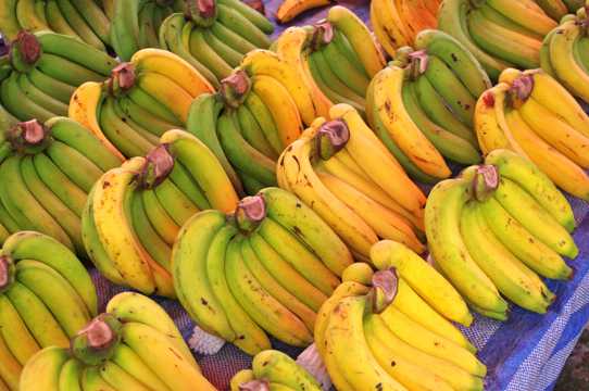 市场香蕉图片