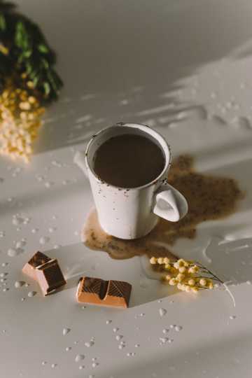 巧克力味奶茶图片