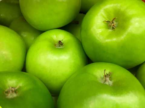 绿色青苹果素材图片