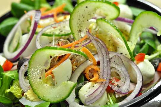 美食营养可口的蔬菜沙拉图片