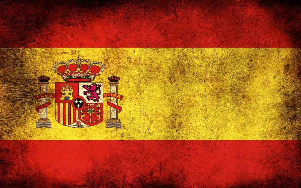西班牙国旗颜色图片